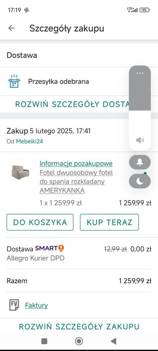 Sprzedam fotel dwuosobowy rozkładany