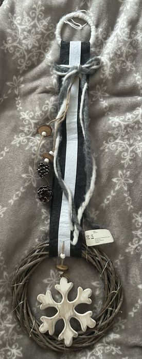 Wieniec świąteczny led na drzwi