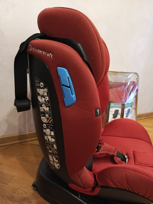Автокрісло Kinderkraft Vado 0-25 кг, isofix, червоне