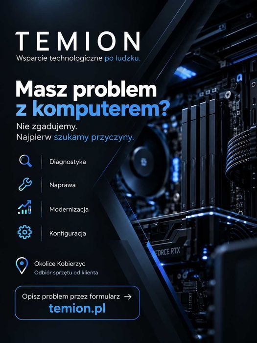 Diagnostyka i naprawa komputerów - Kobierzyce i okolice