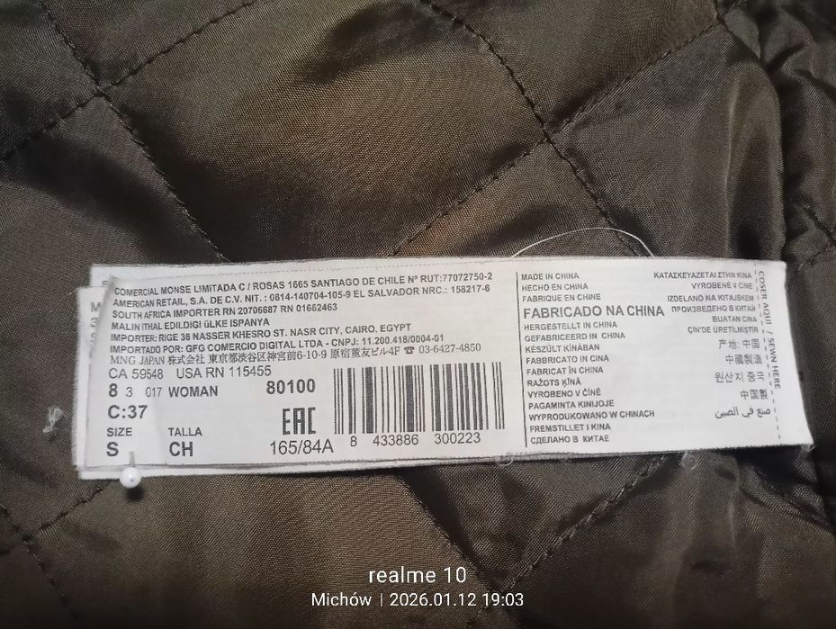 Kurtka zimowa,parka,Mango