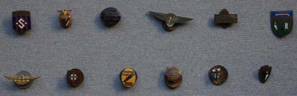 Pins da AUTO Industrial e do FCP outros mais