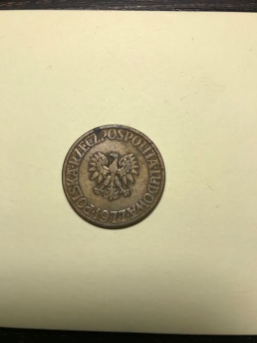Moneta 5 zł 1977 r. Bez znaku mennicy