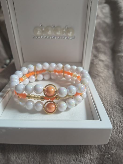 Śliczny komplet biżuterii