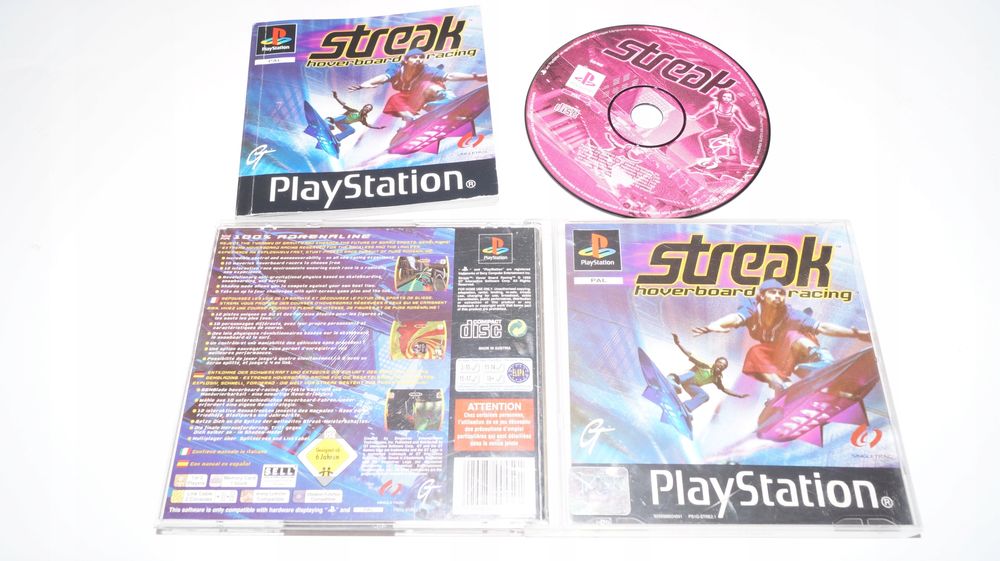 Streak Hoverboard Racing Psx Ps1 Unikat