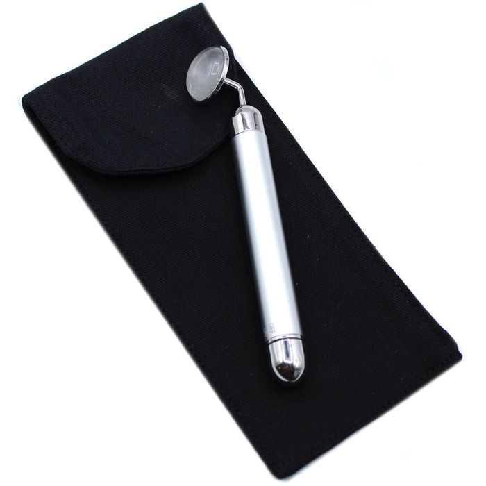 Massajador Facial com vibração - Cristal de Quartzo