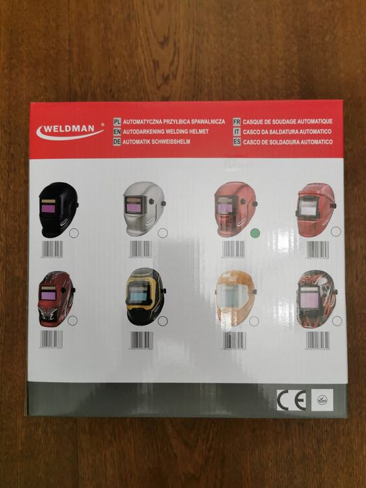 Maska spawalnicza przyłbica samościemniający filtr  WELDMAN