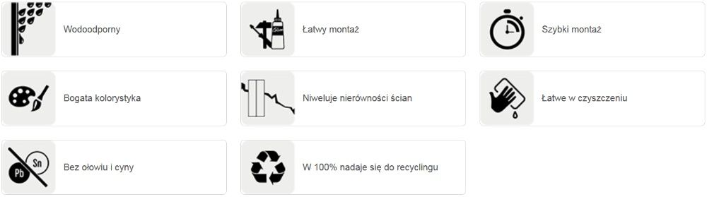 panel panele VOX ścienne PCV dekoracyjne 25cm Loft Brick VOX wys.