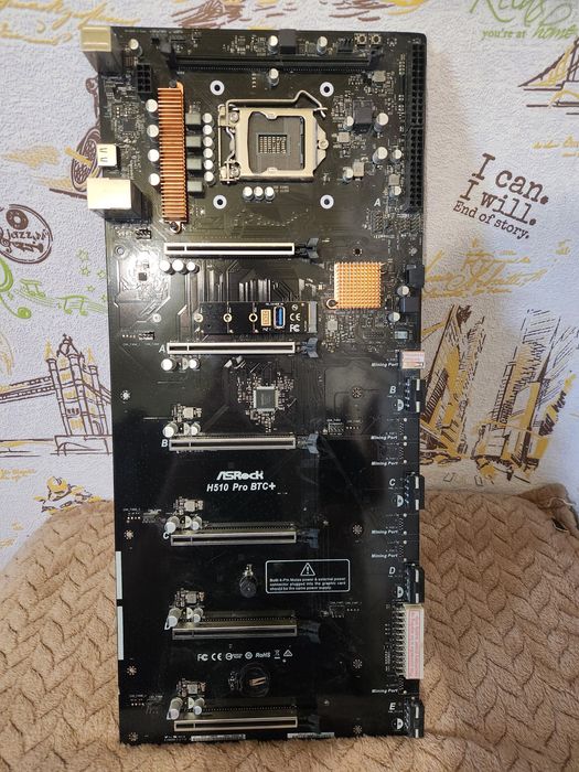 Материнька плата ASRock H510 Pro BTC+