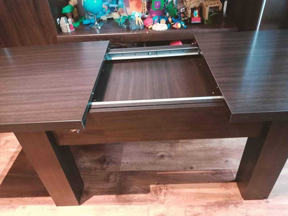 Ławostól w kolorze czekoladowym polska marka Tomaco