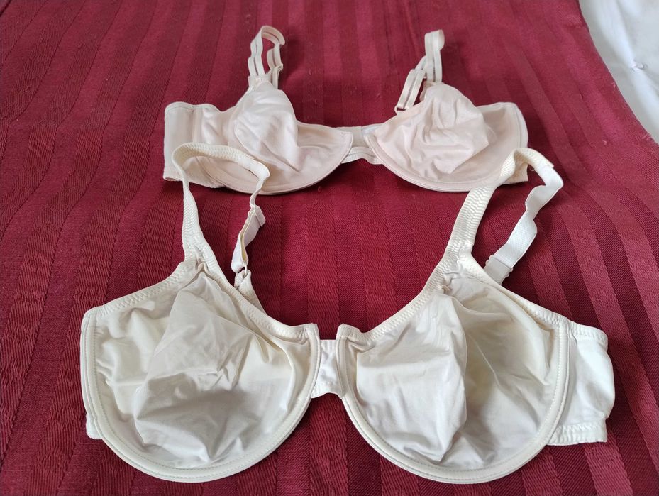 SUPER CENA Biustonosz Marks & Spencer ecru UK 36C/EURO 80C, DKNY UK 36D/FR 95D/EURO 80D,bielizna bezszwowa