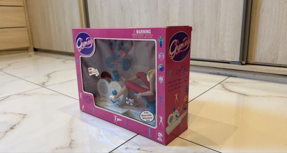 Lalka Vintage lata 90 GymDolls Takmay Barbie klon w pudetku retro