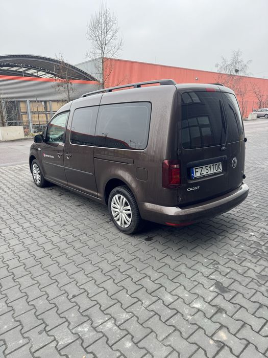 VW Caddy 150km automat DSG maxi 7 osób salon PL Long 2.0TDI
