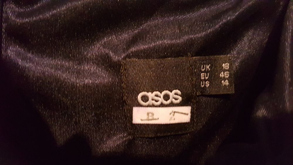 Vestido cerimónia ASOS - cor azul escuro 46