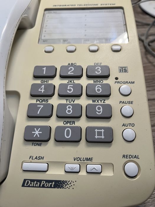 Стаціонарний телефон PANASONIC KX-TS10MX-W (проводной телефон)