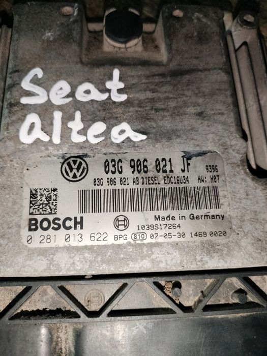 Блок управління двигуном seat altea 03g906021jf 0281013622