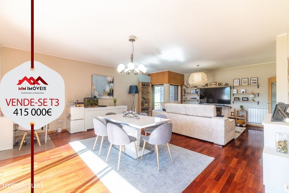 Apartamento T3 | Maia | Último Piso | 208m2 | Duas Varandas | Renovado