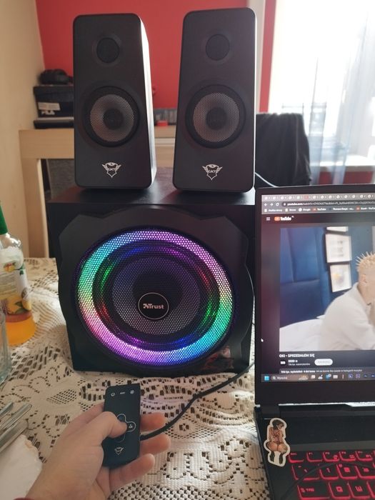 Głośniki Trust 2.1 GXT 629 Tytan RGB BASS