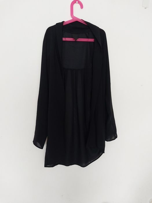 Cardigan Monkl xSmall ELSA Cardigan. Czarny piękny prześwitujący Stan