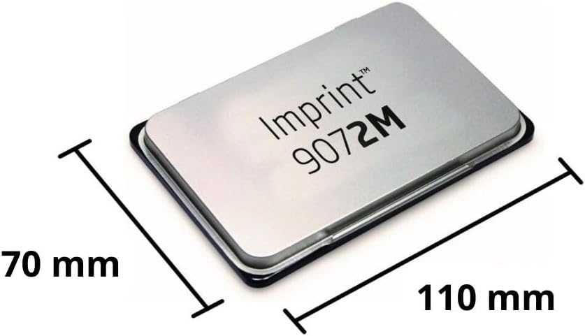 Imprint poduszka do stempli pieczątek 9072M niebieska