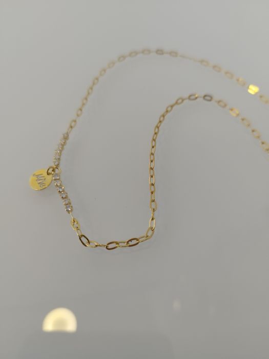 Fio dourado em prata 925