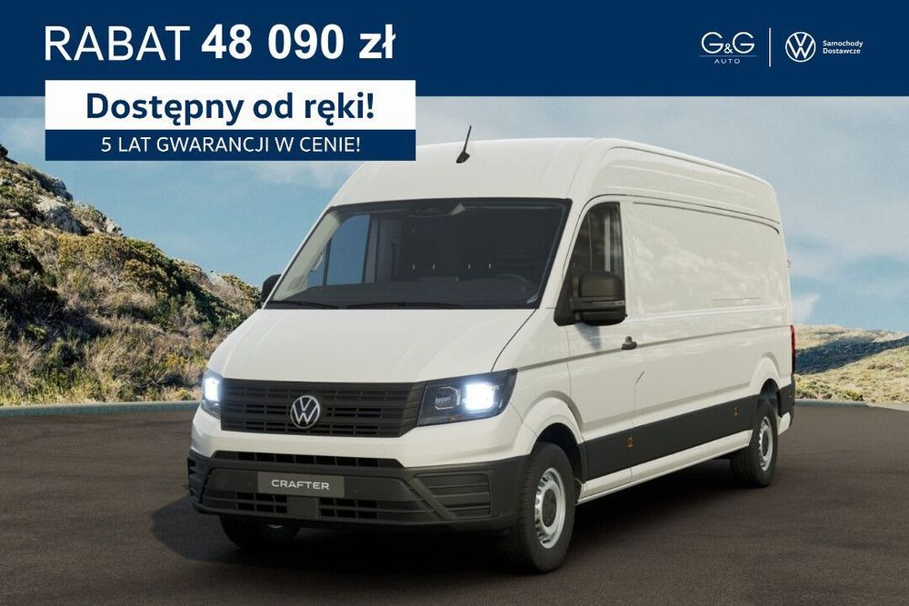 Volkswagen Crafter FURGON 4.490 35 2.0 TDI 130 kW 6-G  2,0 l EU6 SCR 177 KM manualna 6-biegowa rozstaw osi: 4490 mm