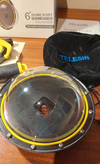 Cúpula para GoPro 8 c/todos os acessórios