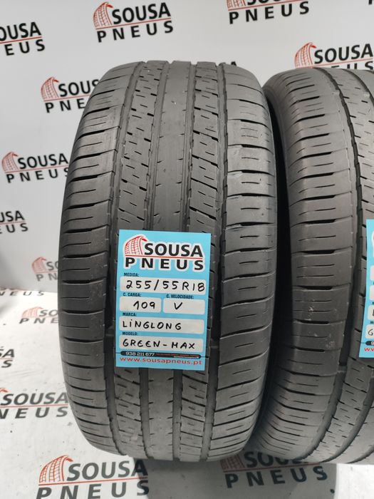 2 pneus semi novos 225-55R18 - Oferta dos portes