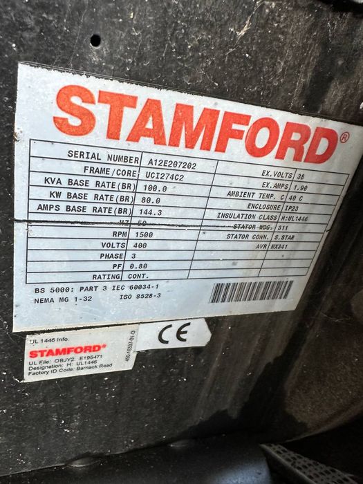 Дизельний генератор на 80 кВт