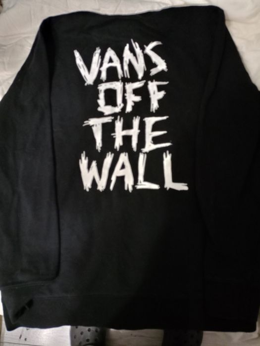 Czarna bluza Vans róż M