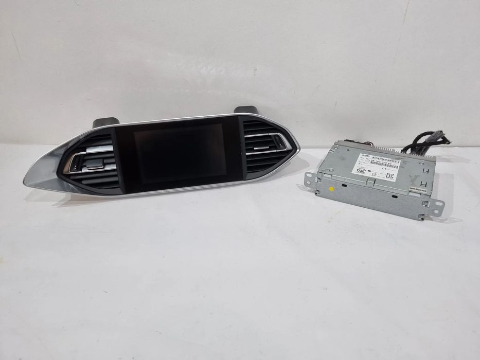 PEUGEOT 308 II T9 RADIO NAWIGACJA WYŚWIETLACZ 9816307080 9811486280