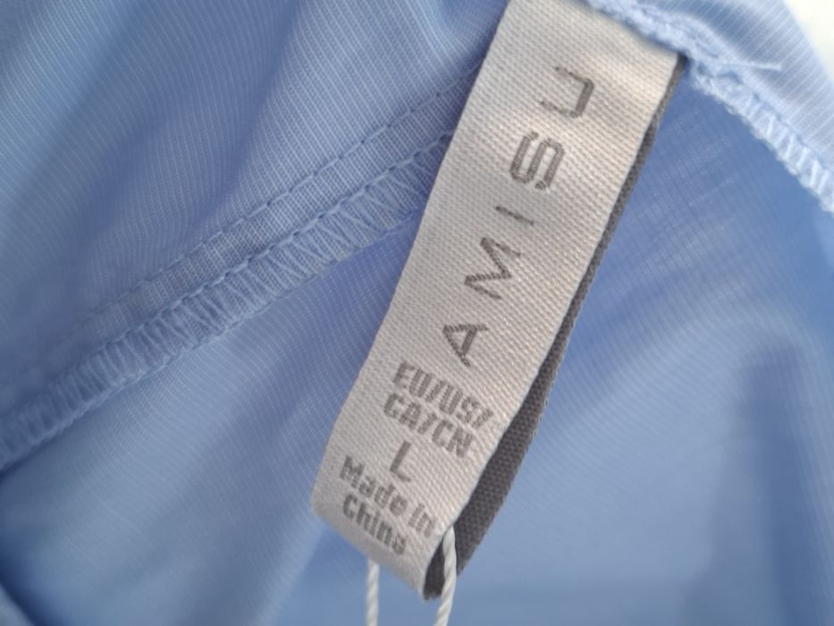 Piękna bluzka z bufkami nowa z metką L