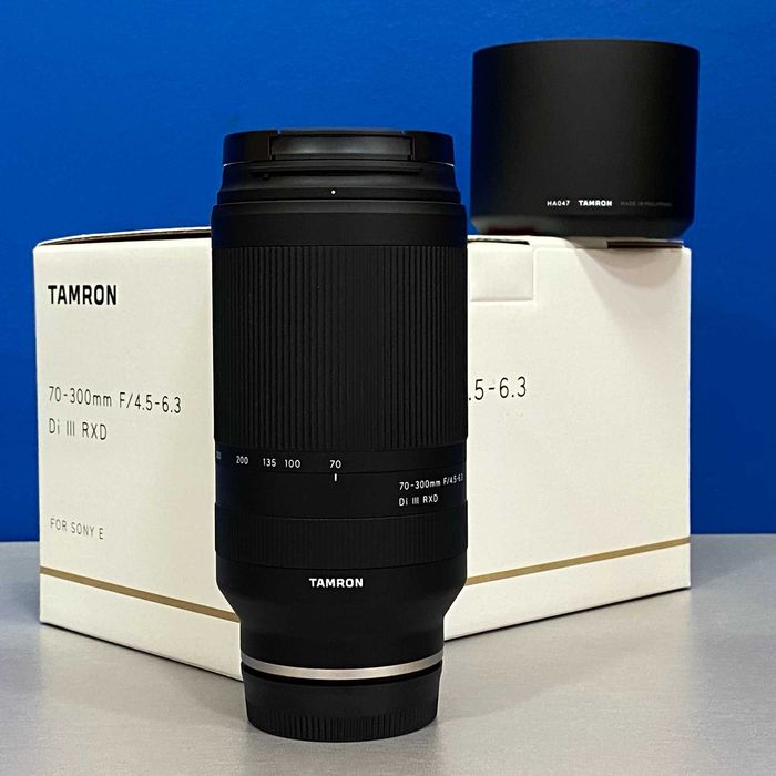 Tamron 70-300mm f/4.5-6.3 Di III RXD (Sony)- NOVA - 5 ANOS DE GARANTIA