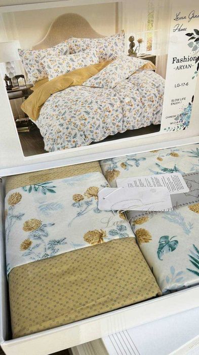 Постільна білизна Laura Grand LG-17 із 100% Сатину (100% Хлопок)