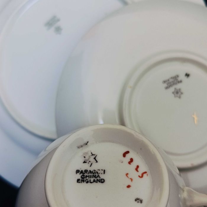 **TRIO filiżanka porcelana Star Longton PARAGON 1913_1916