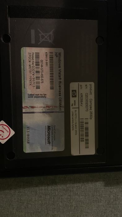 hp compaq elitebook 2530p
