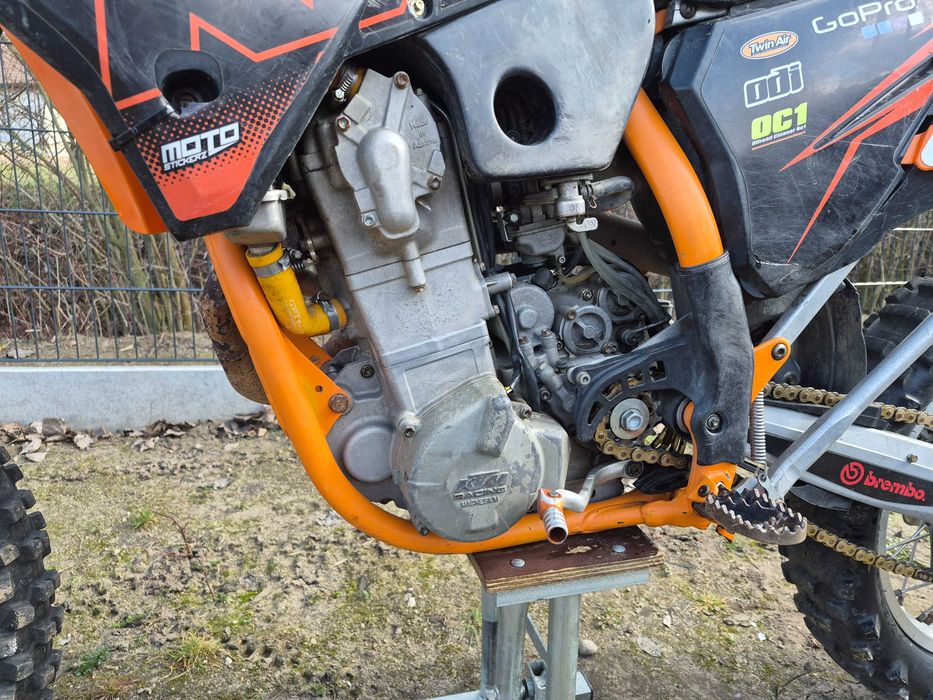 KTM EXC 400 RFS 2007r. MOUSSE i Wentylator SPAL ważny przegląd i OC Buk ...