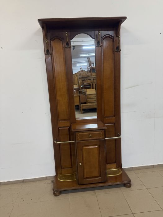 Przedpokój / wieszak stojący z lustrem / szafka vintage. Transport cały kraj