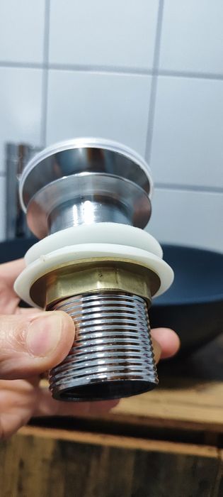 Válvula click clack lavatório