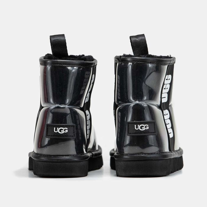Женские зимние UGG Classic Clear Mini с мехом угги жіночі зимові уггі