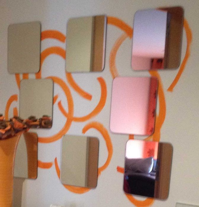 Espelhos  20x20 - 4 unidades