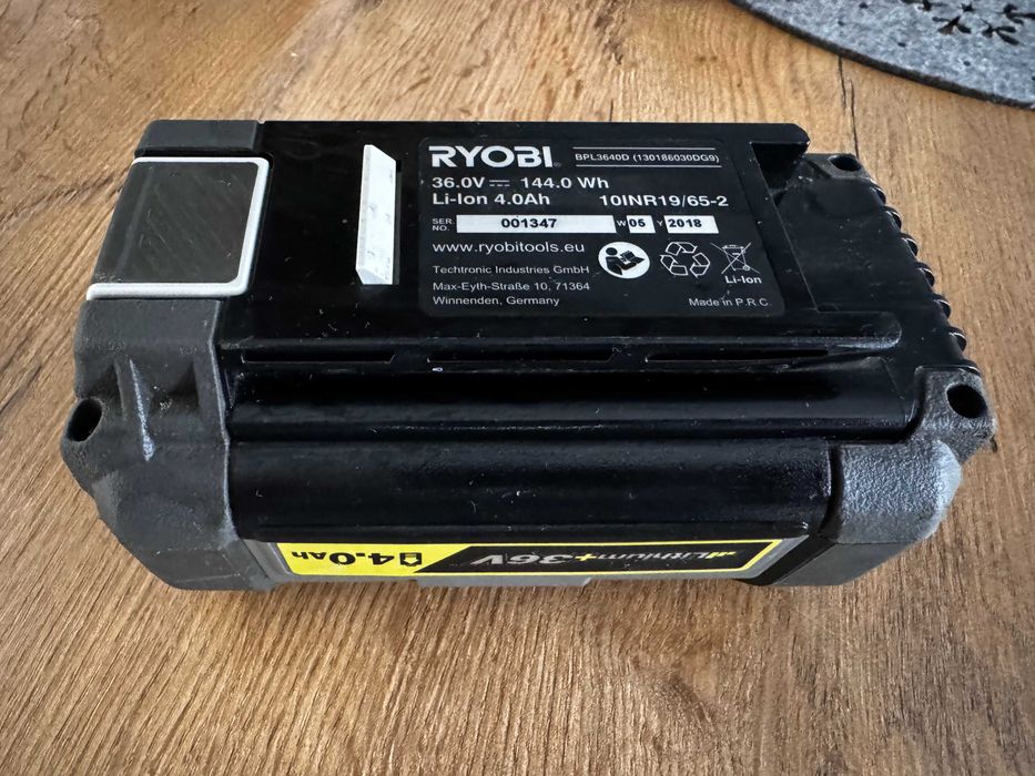 Akumulator bateria Ryobi 36V 6AH