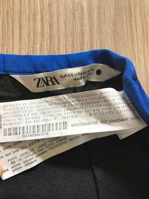 Спідниця синя Zara S/xs