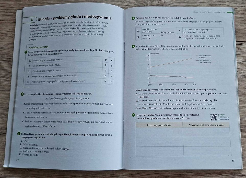 Zeszyt ćwiczeń 8 Planeta Nowa geografia Nowa Era
