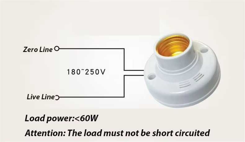 Oprawa lampa śruba PC Sounnd Vontrol E27