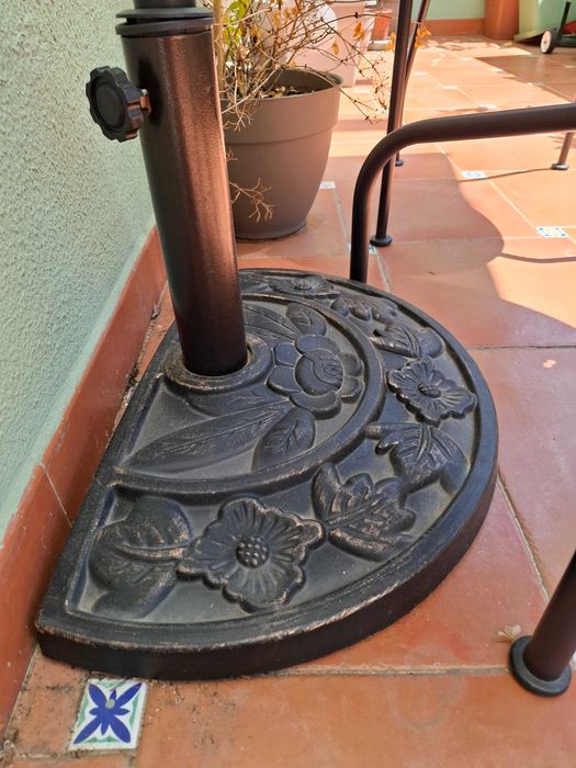 Chapeu de sol / Guarda sol retangular com base lateral