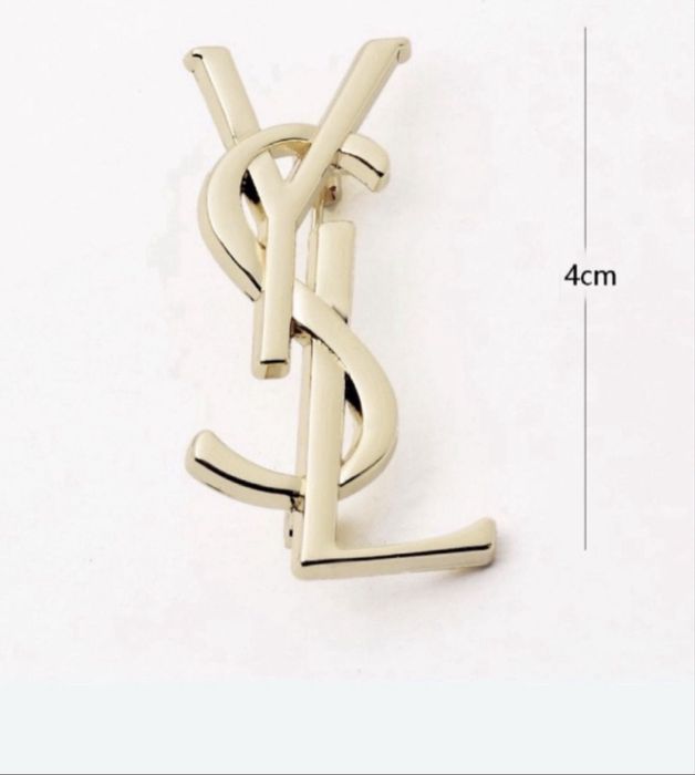 Broszka YSL zlota mala