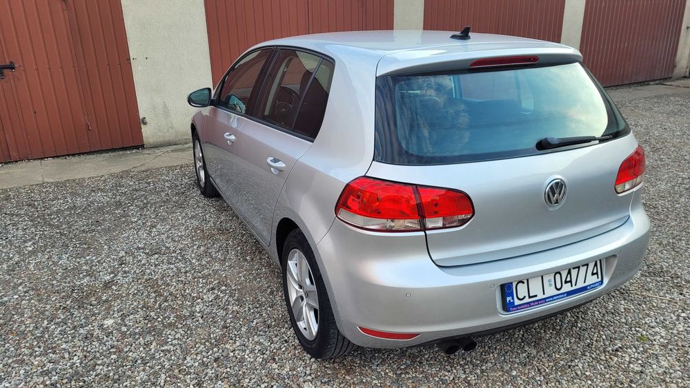 VW GOLF 6 2.0 TDI Zarejestrowany Klimatyzacja Stan BDB Nawigacja