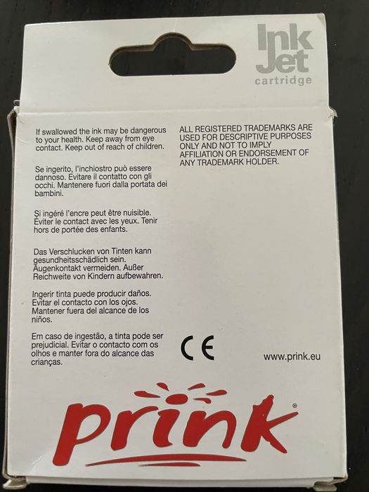 Tinteiros Prink, cor magenta