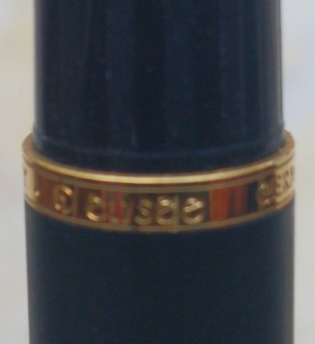 Canetas Élysée Laqué Black Mate